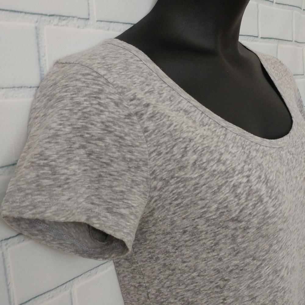 ❌SOLD❌American Eagle Burnout Ombre Metallic Tee - Size L - Picture 3 of 7